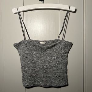 Grey crop top 🩶